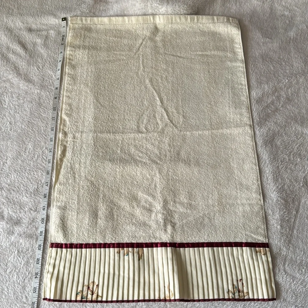 3 piece decorative bath towel set